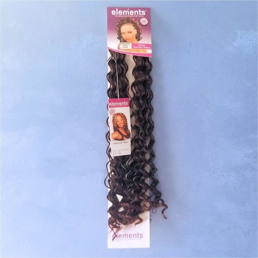 3x Elements Heat FRENCH DEEP BULK Hair 20" T1b30